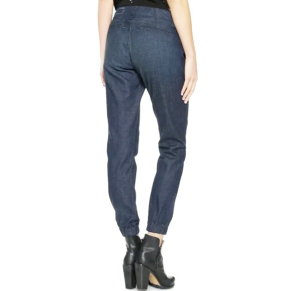 Rag & Bone Women's Dover Jean Jogger Elastic Ankle W1709K605 Hidden Button - Picture 2 of 12